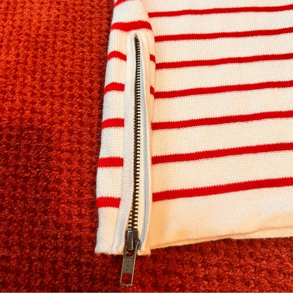 ♥️2xHost pick♥️ J Crew red and white striped sweater - Picture 6 of 9